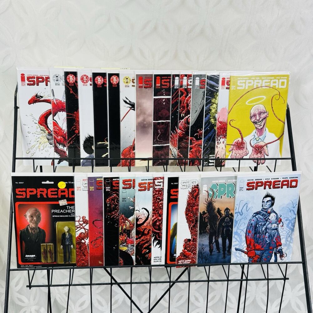 Spread #1-9 14-25 W/3 #1 & 2 #7  Variants Lot 1st print Image 2014 Action Figure